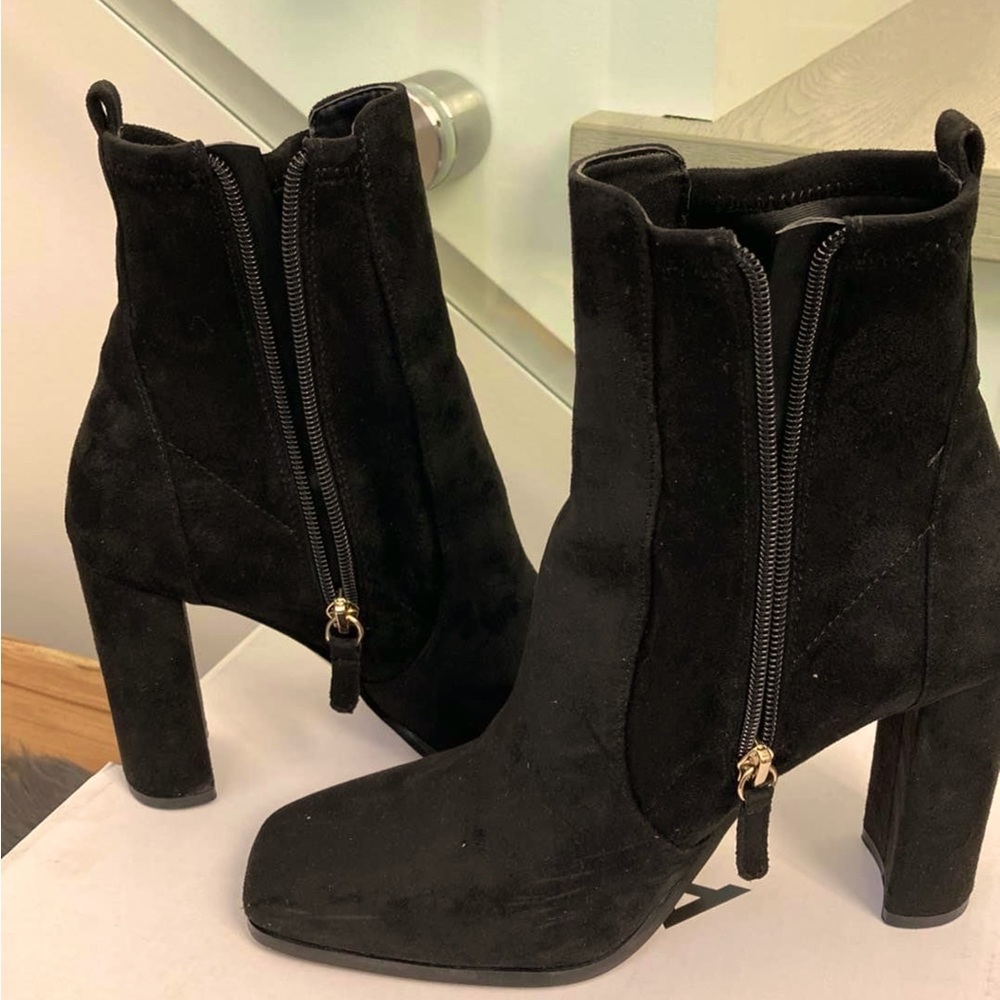 Size 8 - Suede Ankle Boots